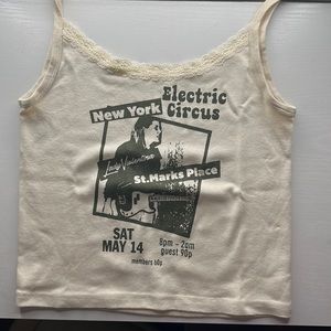 Electric circus tank top